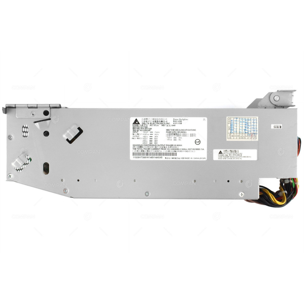 39Y7389 IBM POWER SUPPLY CAGE FOR X3400 X3500